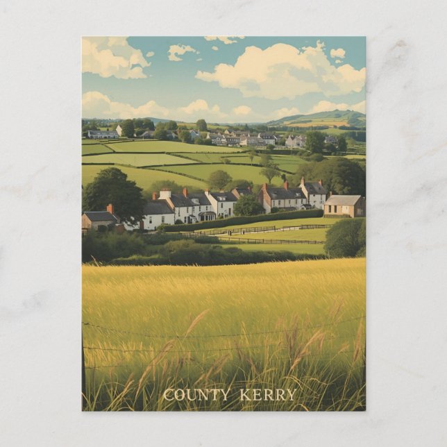 Carte Postale Comté de Kerry (Devant)