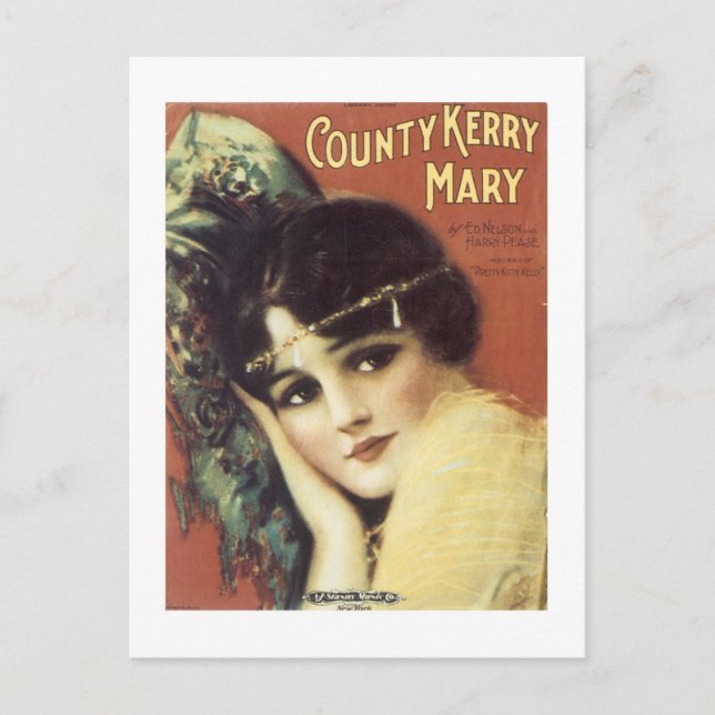 Carte Postale Comté de Kerry Mary (Devant)