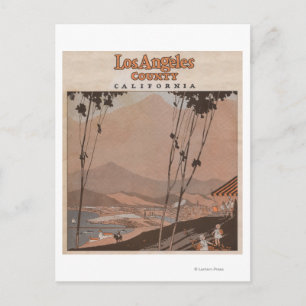 Carte Postale Comté de Los Angeles, Californie