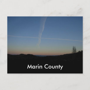 Carte Postale Comté de Marin
