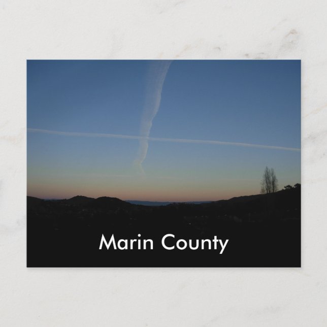 Carte Postale Comté de Marin (Devant)