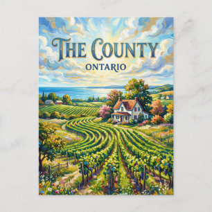 Carte Postale Comté de Prince-Édouard Canada