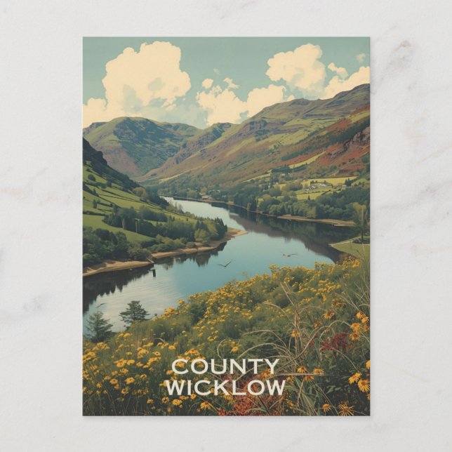 Carte Postale Comté de Wicklow (Devant)