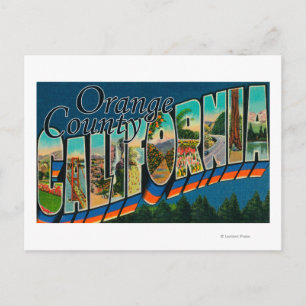 Carte Postale Comté d'Orange, Californie - Scènes de grandes let