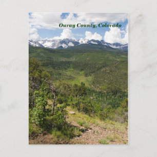 Carte Postale Comté d'Ouray, Colorado