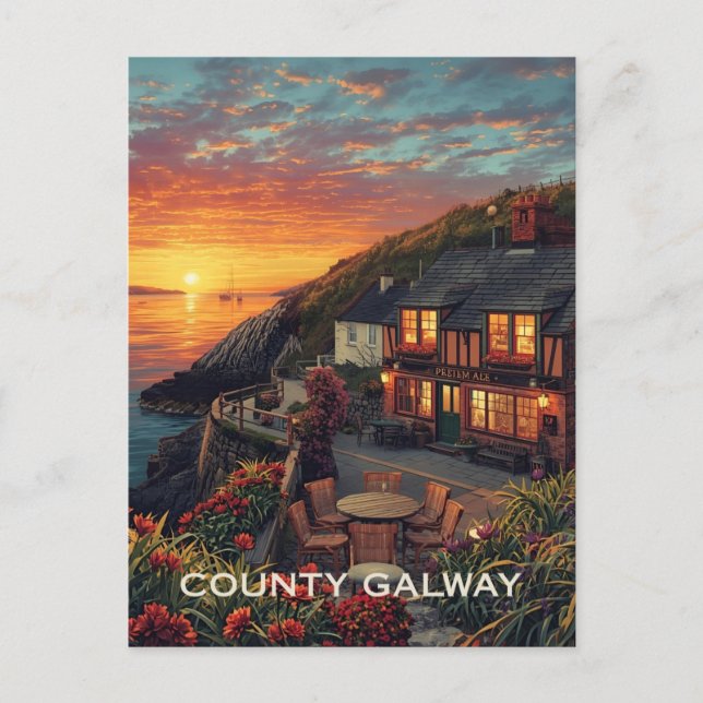 Carte postale Comté Galway (Devant)