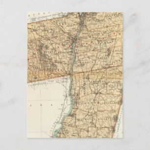Carte Postale Comtés d'Albany, Rensselaer, Columbia