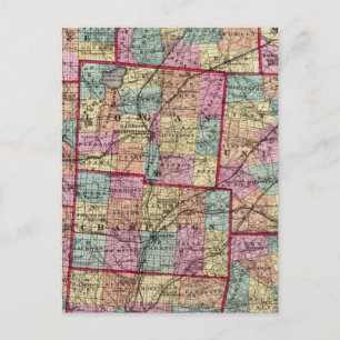 Carte Postale Comtés de l'Ohio 2