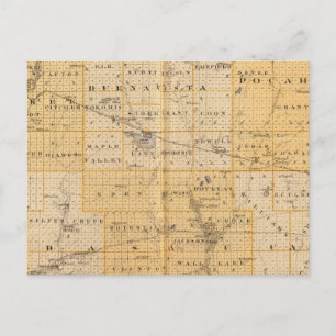 Carte Postale Comtés de Pocahontas, Cherokee