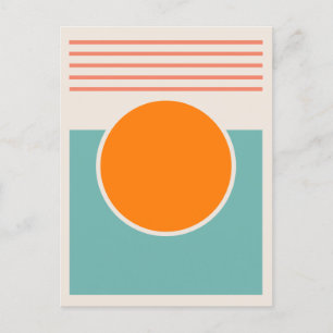 Carte Postale Conception abstraite de Sunshine