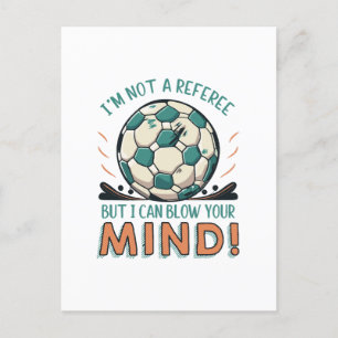 Carte Postale Conception amusante de football