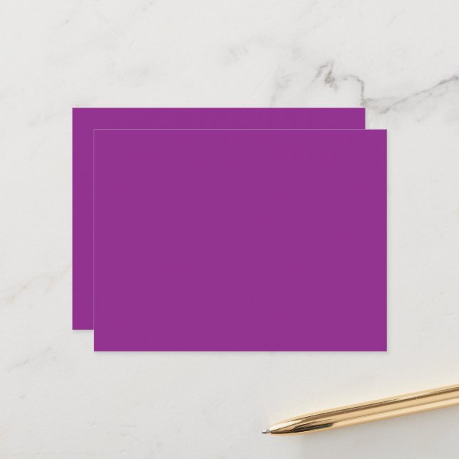 Carte Postale Conception avec un Arrière - plan violet étonnant  (Devant/Arrière en situation)