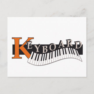 Carte Postale Conception "Clavier" ansichtkaart