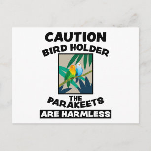 Carte Postale Conception d'animal exotique mignon oiseau Cadeau 