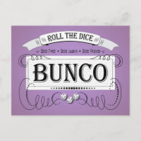 Conception de Bunco vintage