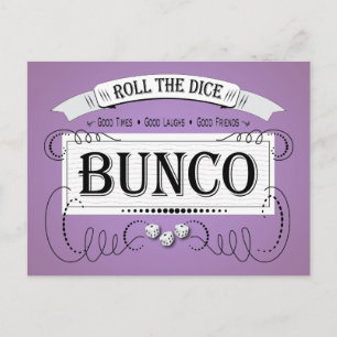Carte Postale Conception de Bunco vintage