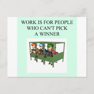 Carte Postale conception de course à cheval élevé complet