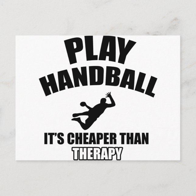 Carte Postale Conception de handball (Devant)