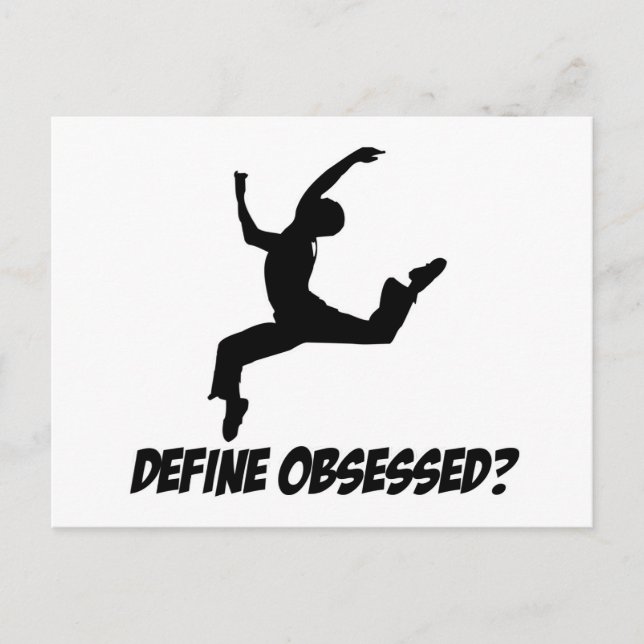 Carte Postale conception de la danse (Devant)