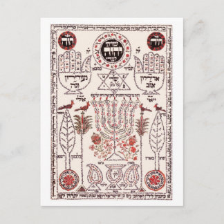 Carte Postale Conception de la Kabbale