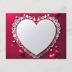 Carte Postale Conception de la Saint Valentin