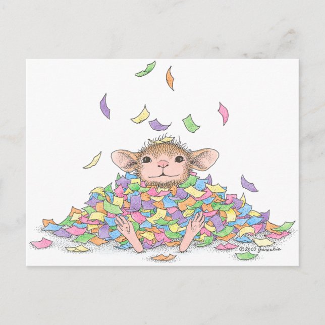 Carte Postale Conception de la souris - (Devant)