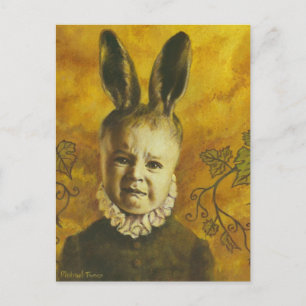 Carte Postale Conception de mutant lapin bébé