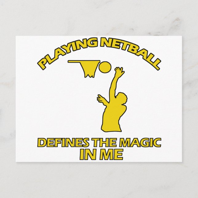 Carte Postale CONCEPTION DE netball (Devant)