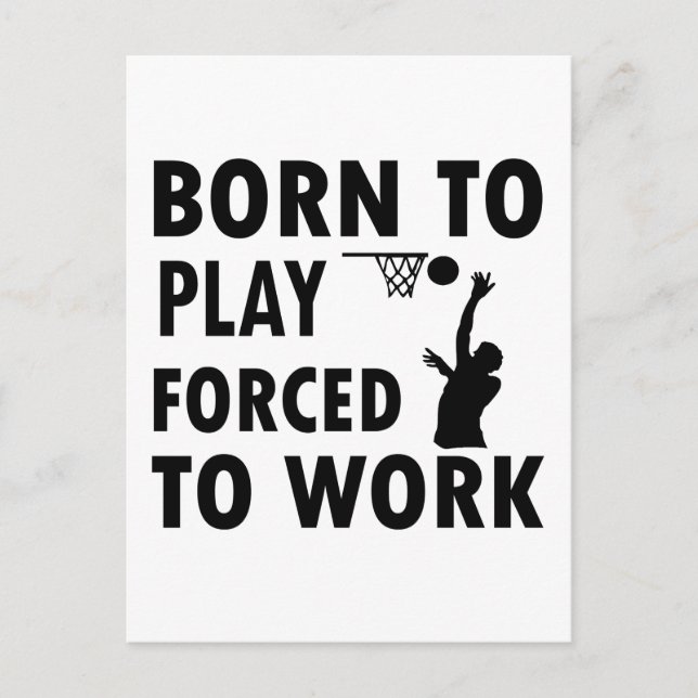 Carte Postale Conception de Netball cool (Devant)