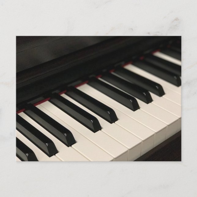 Carte Postale Conception de piano cool (Devant)