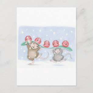 Carte Postale Conception de souris maison®