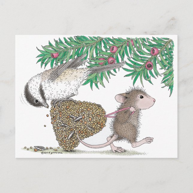 Carte Postale Conception de souris maison® (Devant)
