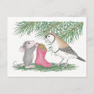 Carte Postale Conception de souris maison®