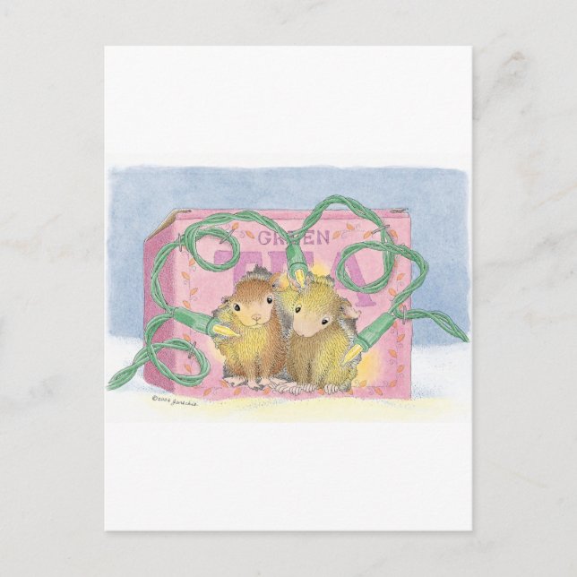 Carte Postale Conception de souris maison® (Devant)