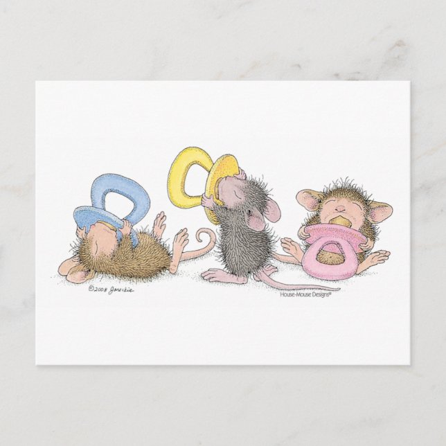 Carte Postale Conception de souris maison® (Devant)