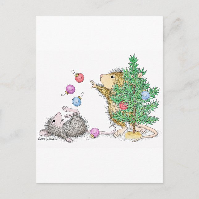 Carte Postale Conception de souris maison® (Devant)