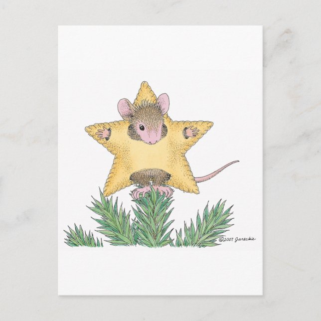 Carte Postale Conception de souris maison® (Devant)