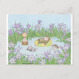 Carte Postale Conception de souris maison®