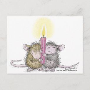 Carte Postale Conception de souris maison®
