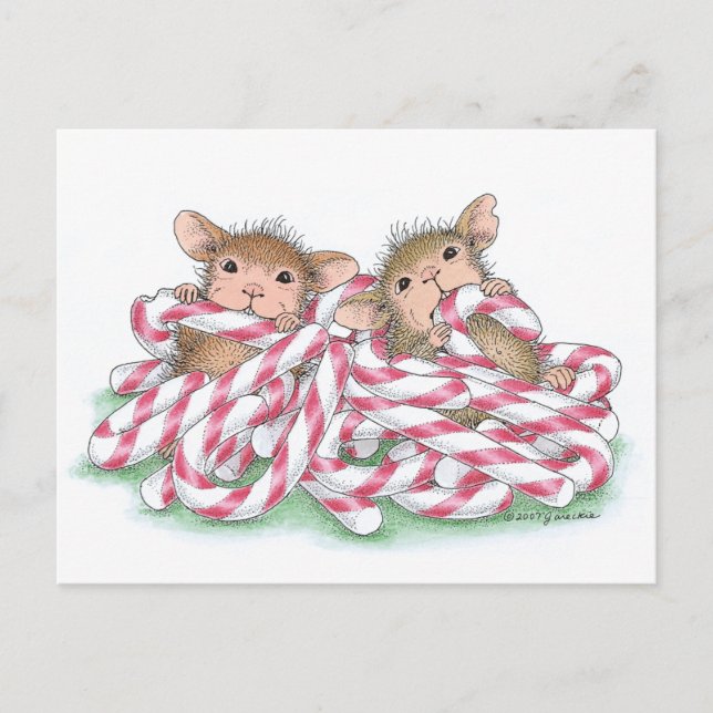 Carte Postale Conception de souris maison® (Devant)