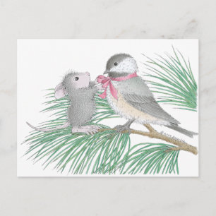 Carte Postale Conception de souris maison®
