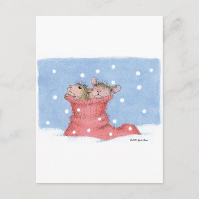 Carte Postale Conception de souris maison® (Devant)