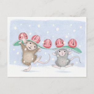 Carte Postale Conception de souris maison®