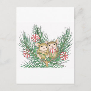 Carte Postale Conception de souris maison®