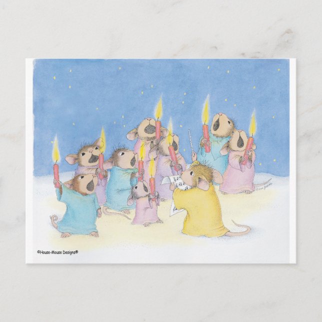 Carte Postale Conception de souris maison® (Devant)