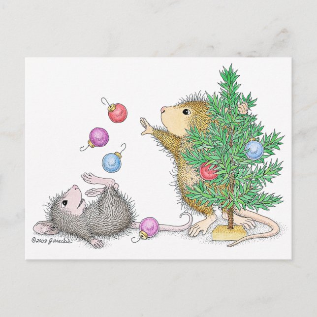 Carte Postale Conception de souris maison® (Devant)