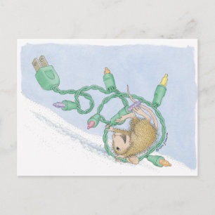 Carte Postale Conception de souris maison®
