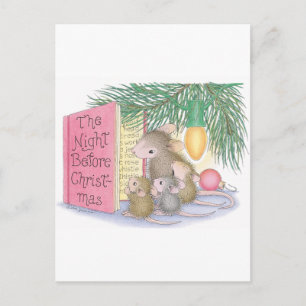 Carte Postale Conception de souris maison®