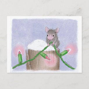 Carte Postale Conception de souris maison®