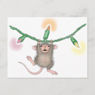 Carte Postale Conception de souris maison®